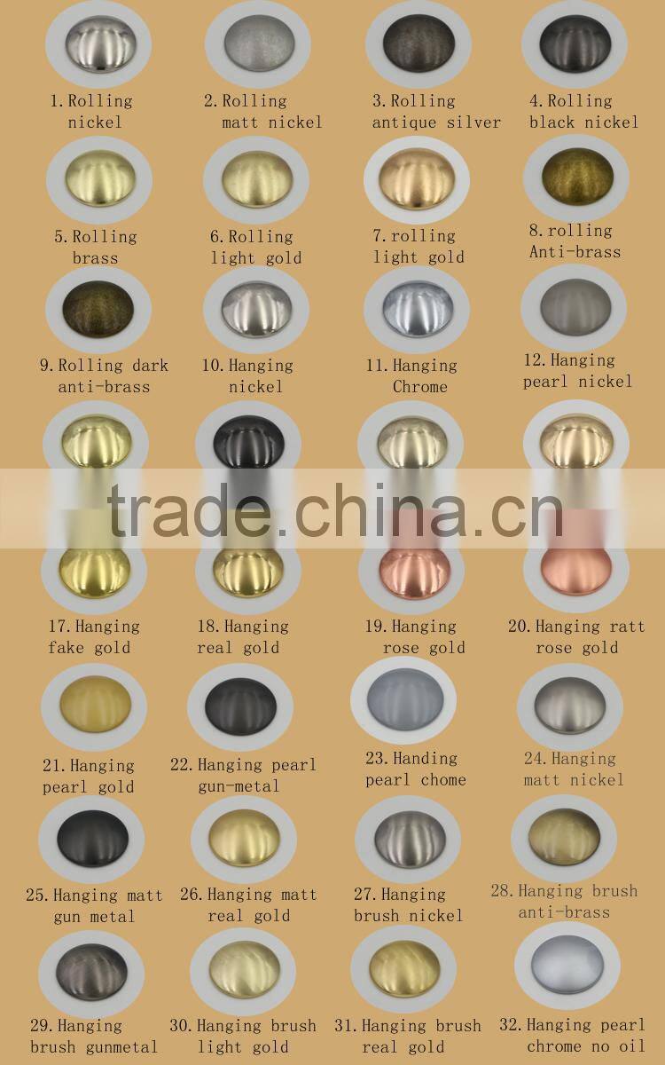 High grade types of metal rivet customized for leather or handbag