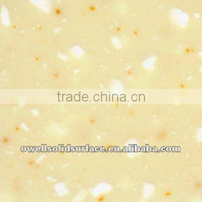 Marble artificial stone solid surface orange quartz compact stone