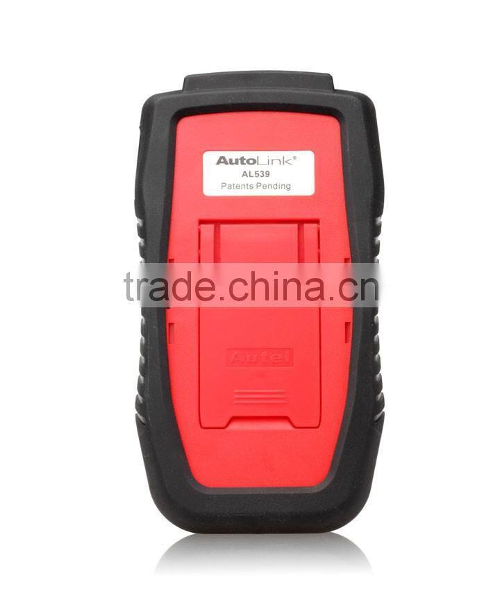 Autel Electric Test OBDII CAN Diagnostic Scanner AutoLink AL539B with AVO Meter Diagnose battery charging system Battery Test