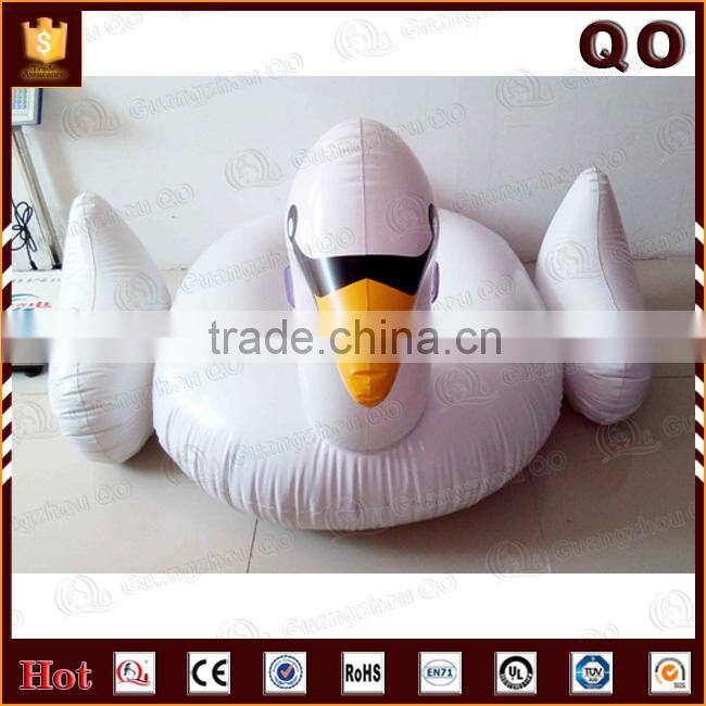 New White water Floating Inflatable Swan