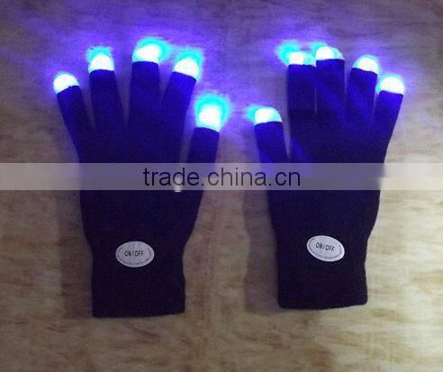led magic gloves,led flashing gloves,high brightness