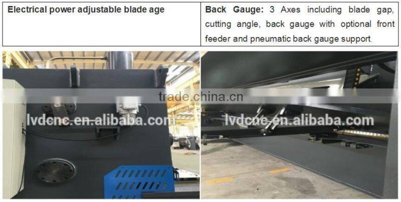 QC11K QC11Y 3200mm Hydraulic Guillotine Shearing Machine