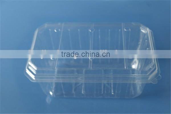 2015 best selling plastic clear strawberry packaging box