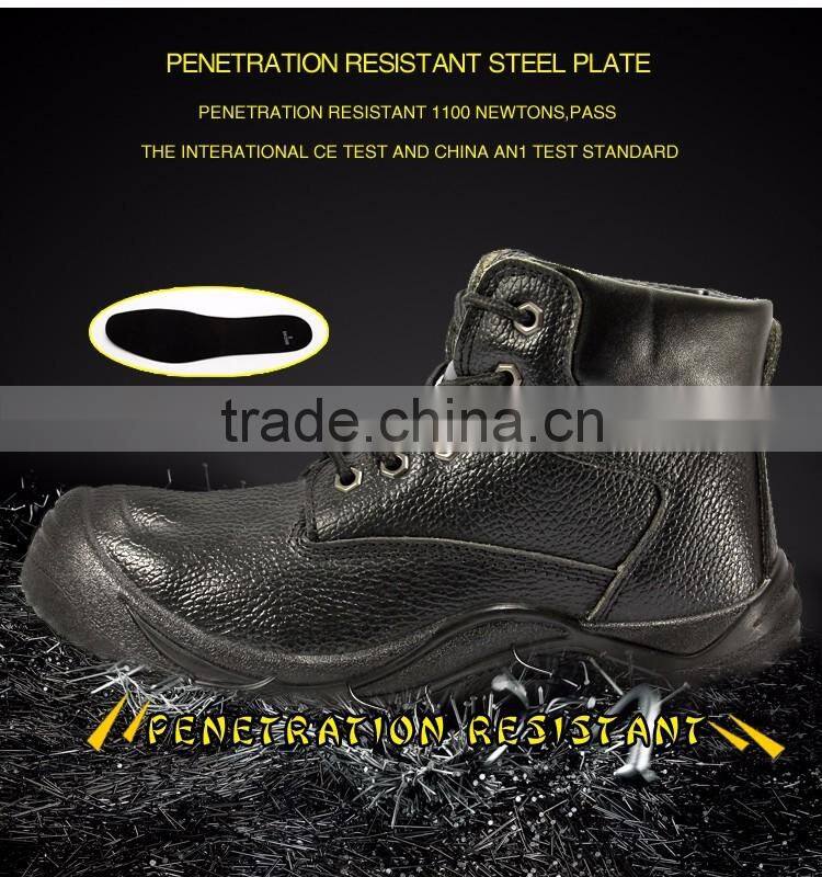 Hot selling comfortable safety shoes work boots for mens