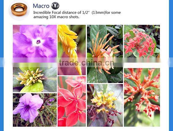 Wholesale mobile phone camera lens 4 in 1 fish eye lens, Macro,wide angle,CPL