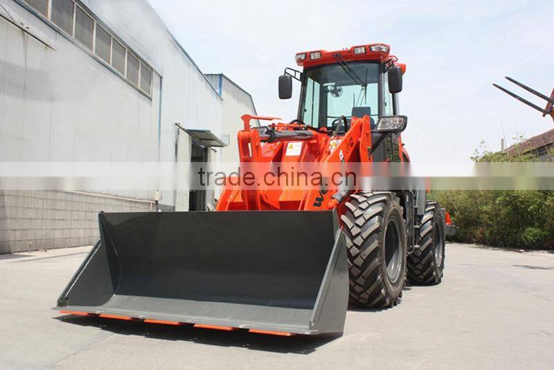 ZL28-2800KG cheap wheel loader 2800kg, 1.3m3 bucket,Cummin engine 75KW,CE certification)