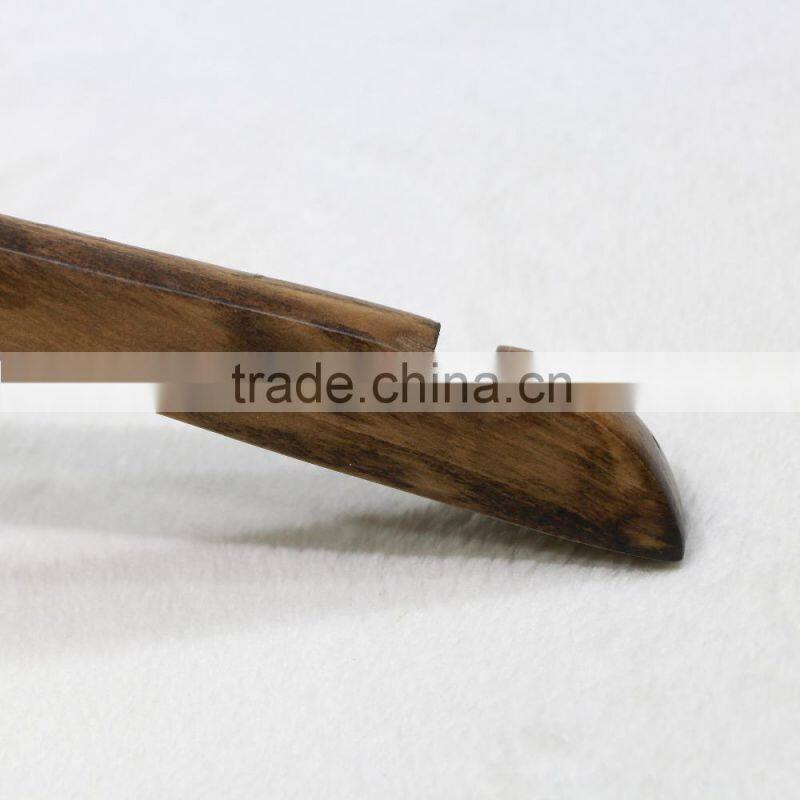 Durable vintage wooden clothes hanger