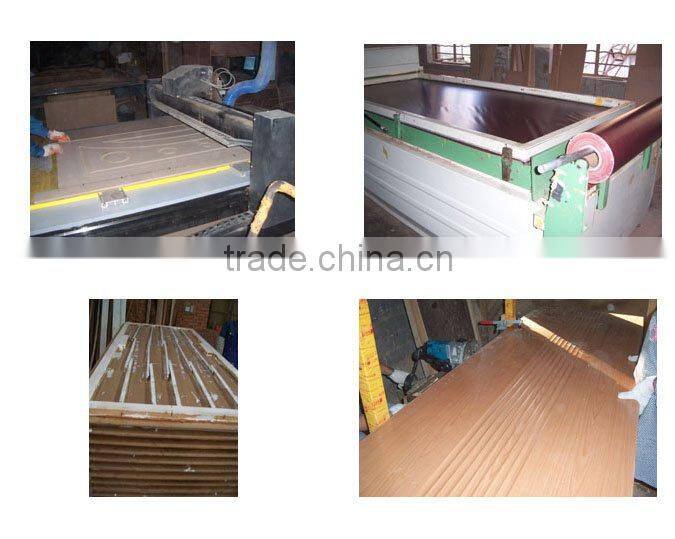 Office wood door with glass(CF-W018-1)