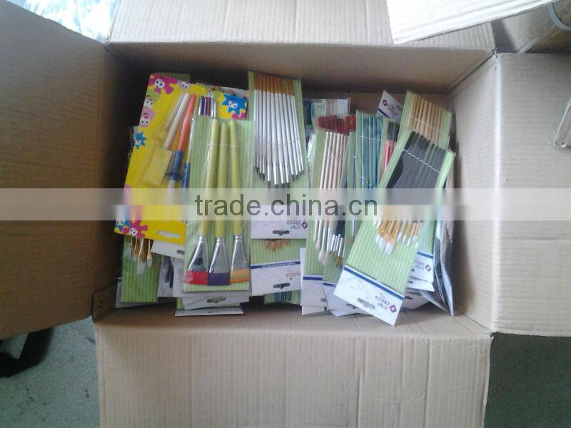 artist plastic bottle packing natural hair makeup brush set