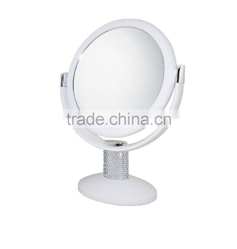 Rosegold makeup mirror vanity desktop double sided 10x magnifying mirror