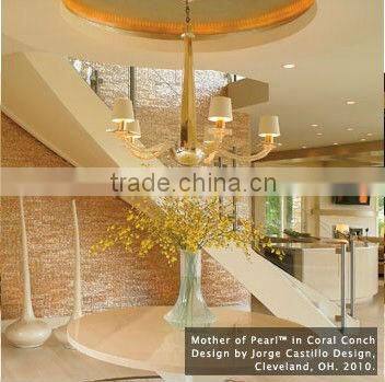 Modest luxury brick natural capiz mother of pearl oyster mosaic wall tile