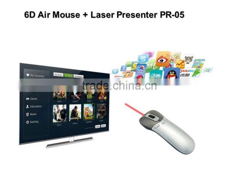 2.4 G wireless USB laser pointer beam mouse remote control for PPT presentation
