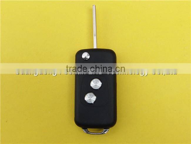 Upgrade Remote Flip 2 Button Key Shell Replacement Peugeot 407