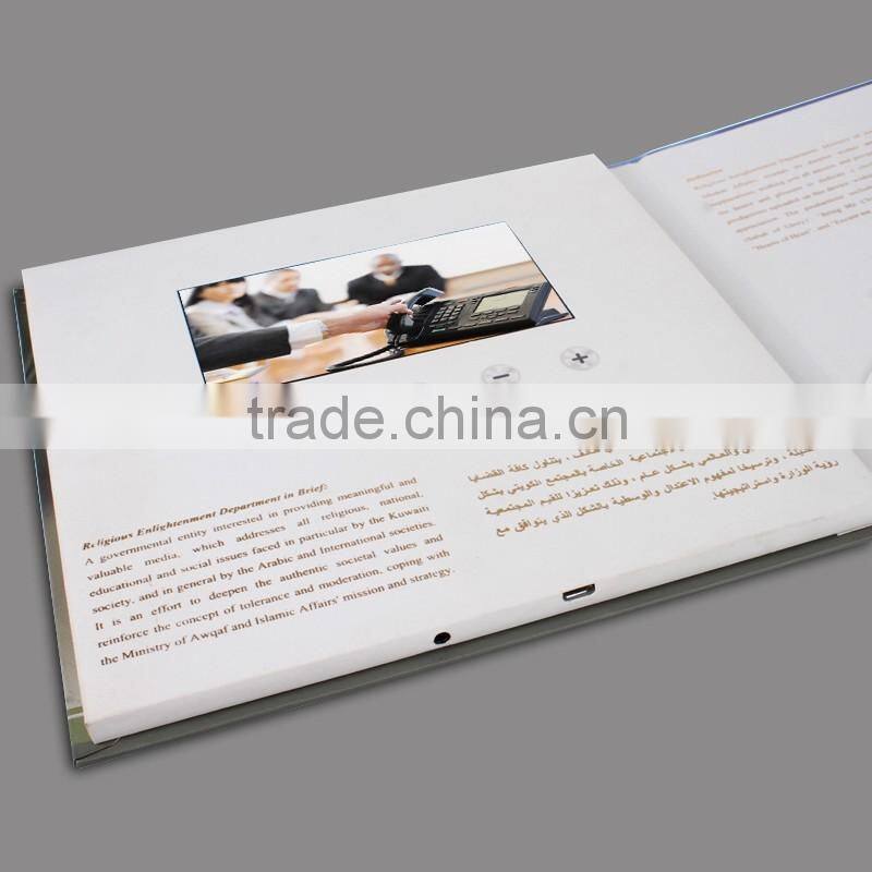 2015 most popular souvenir 5"avi sex video card,hard cover video book, lcd video cards