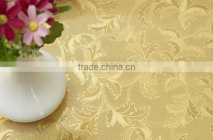 2013 New designed like satin rose embroidery table cloth