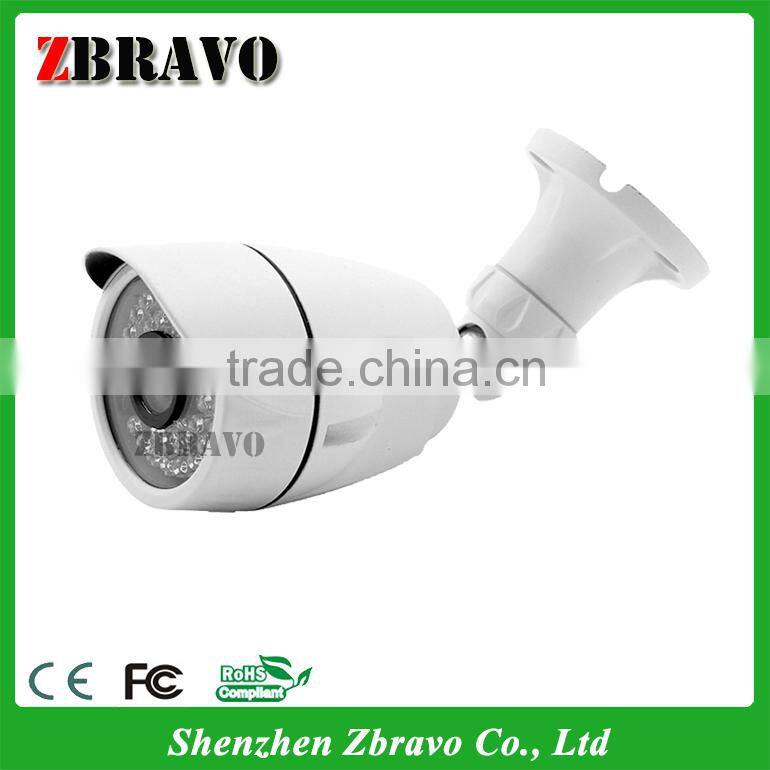 OEM factory 2 mega pixel Digital Web camera Full HD 1080P Bullet P2P IPC with free CMS software