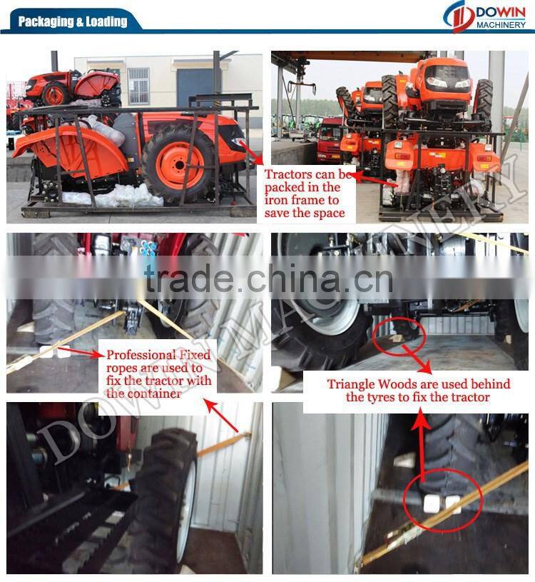 35HP diesel mini farm tractor 4wd for popular sale