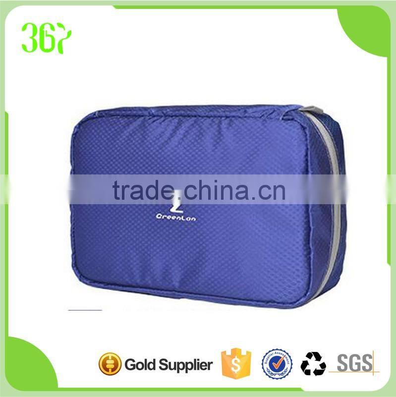 Multi-fonction Waterproof Candy Colour Make up nylon Cosmetic Bag Ladies Toilet Bag