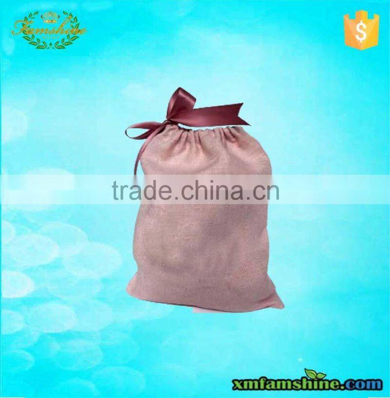 promotion cute drawstring small linen bags
