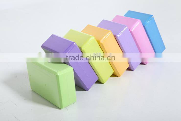 2015 new products natural eva yoga blocks