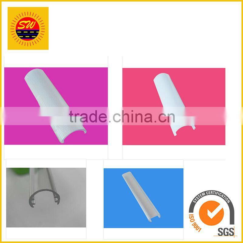 Various shapes PC/PVC Plastic Extrusion LED profile