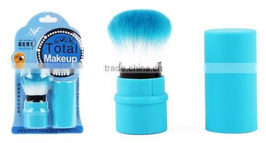plastic handle,make up retractable blush brush