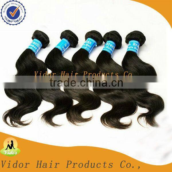 100% Genuine Raw Brazilian Hair 5a Human Virgin Remy Hair Extension