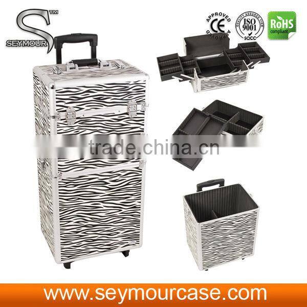 Aluminum Make up Trolley Case