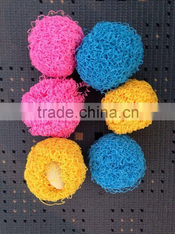 Muti-purpose new product Polyester fiber scourer Household cleaning item