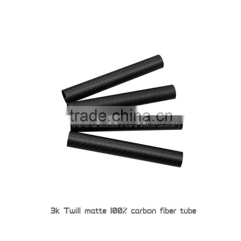 Carbon fiber twill tube T063 25*23*450mm, carbon fiber tube fittings for RC drone