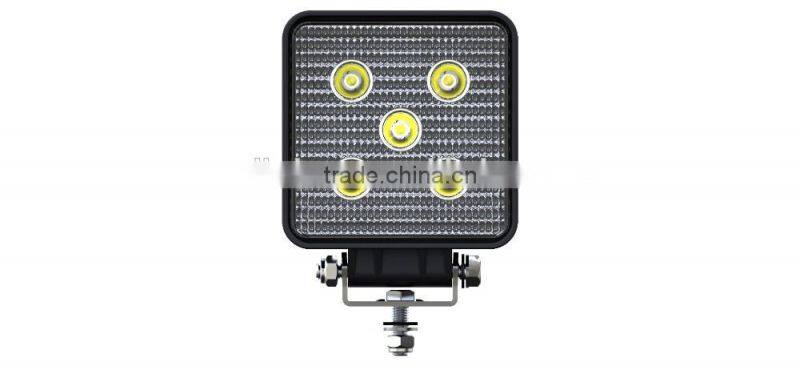 15W square LED work light,SUV UTV ATV led driving light,Offroad LED light, Pickup led light,Motorcycle led light