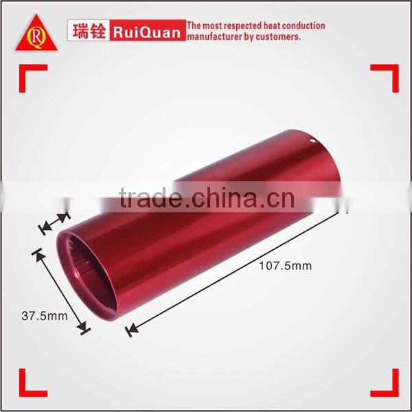 OEM red anodized heatsink for electrical aluminum alloy enclosure