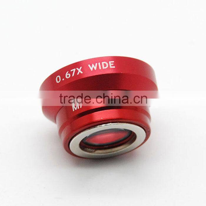 For teenagers wide angle lens+macro lens+fisheye lens for phone for smartphone