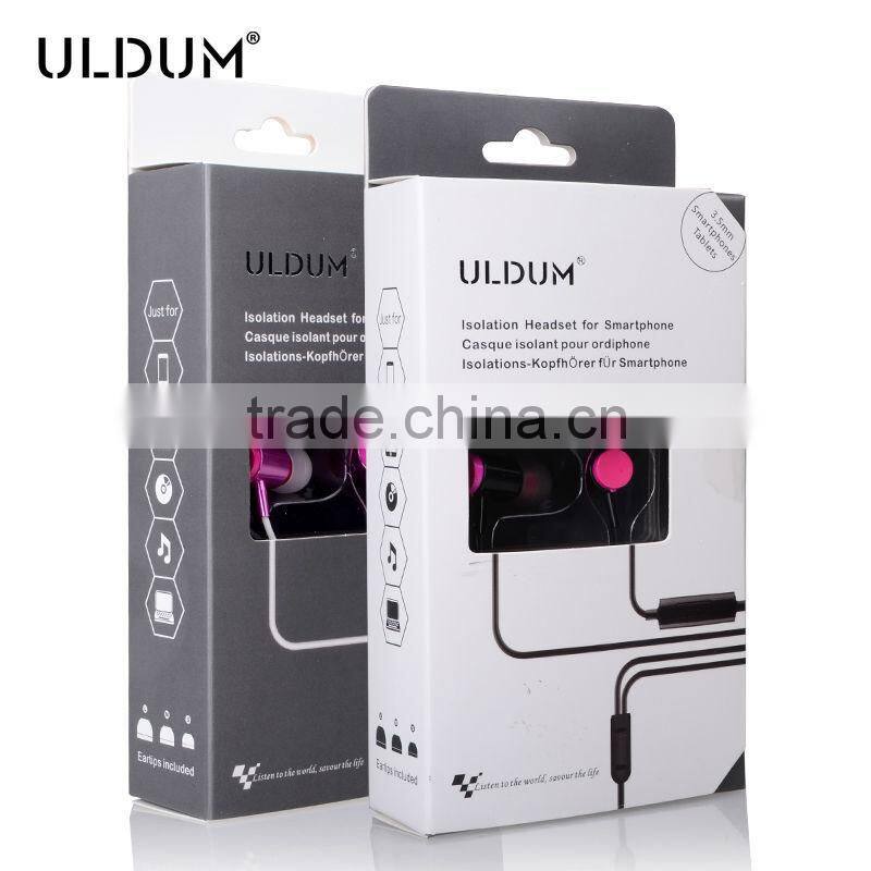 GuangDong supplier 3.5mm jack walkie talkie earphone