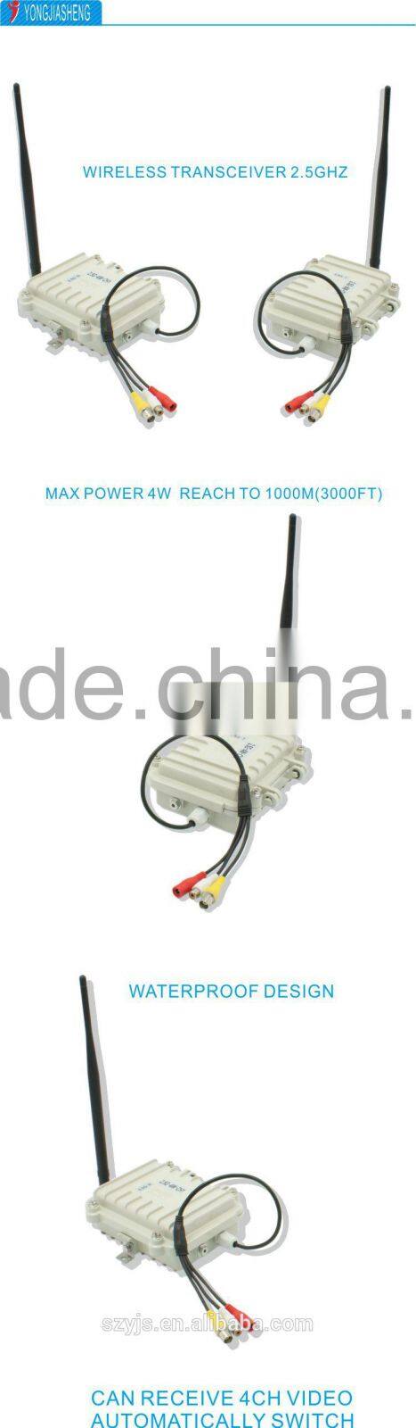 wireless hdmi transmitter and receiver 2.4Ghz 4w waterproof audio & video 2.5Ghz-8104