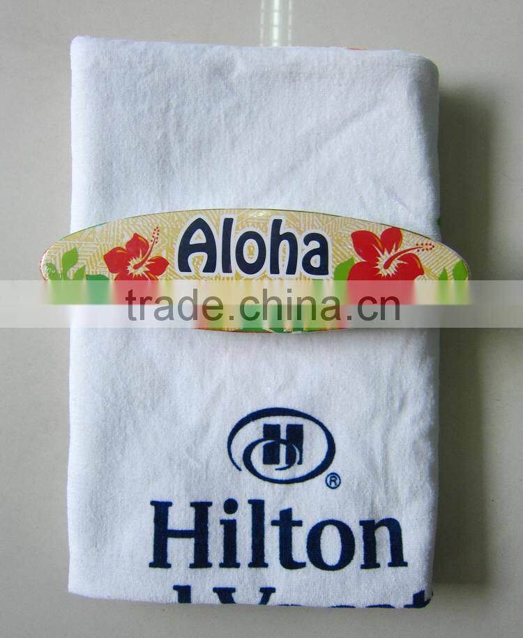 Cotton terry flower shape compressed face towel sport towel