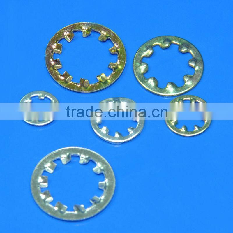 Internal teeth lock washer