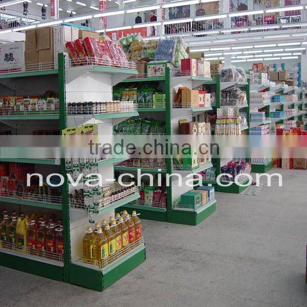 cheap metal supermarket shelf