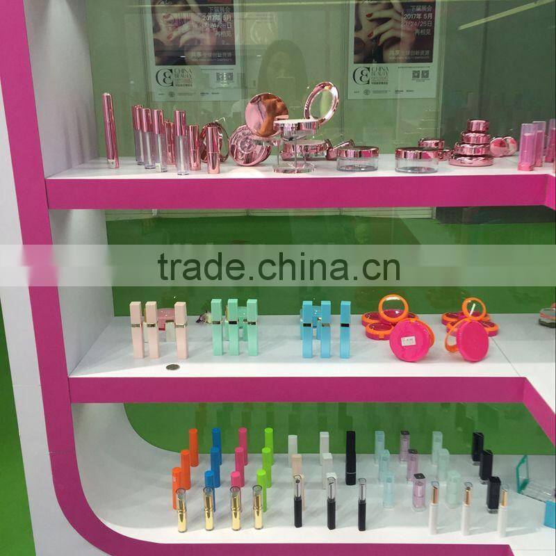 2014 Hot sale retangle empty plastic eyeshadow palette case
