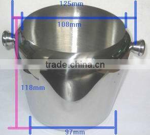 stainless steel Ice bucket with a lid, the mirror finished wine bucket