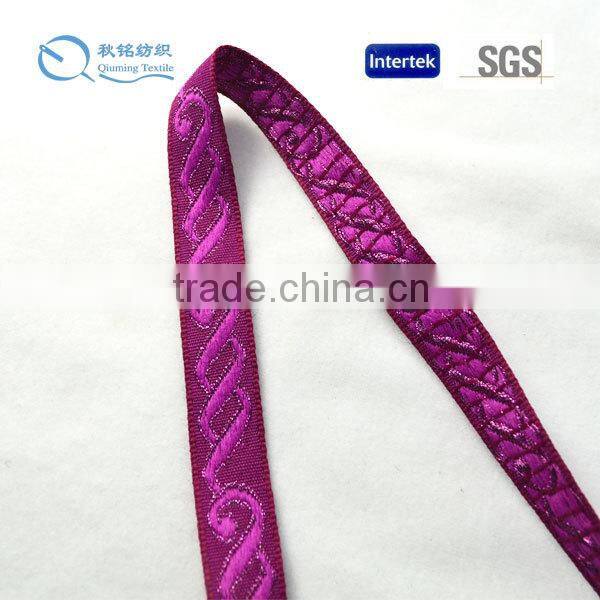 2015 New design garment use widely applied folk jacquard webbing
