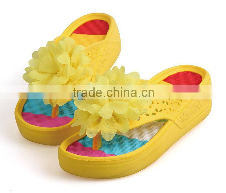 Summer holiday slippers EVA slipper girls nude beach slippers