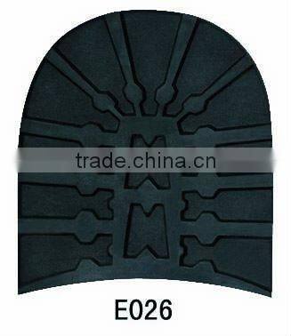 E025 Thick Tooth Shape Natural Rubber Soles For Shoe Repair Material