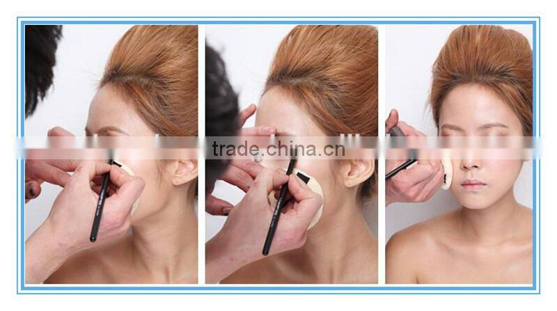 Mix 4 colros Music Flower Water-Soluble Eyeliner Powder Black & Brown with Double-ended Eyelining Brush