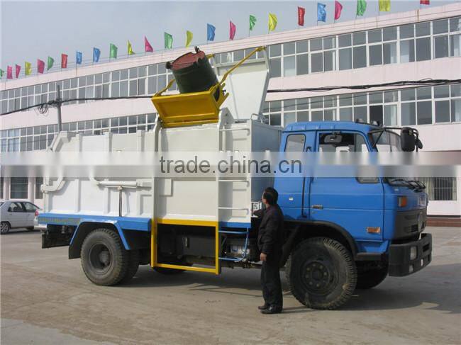 dongfeng garbage truck,self-unloading garbage truck for sale