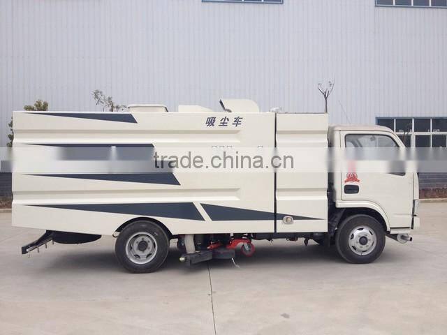high performance dongfeng 4m3 vacuum street sweeper