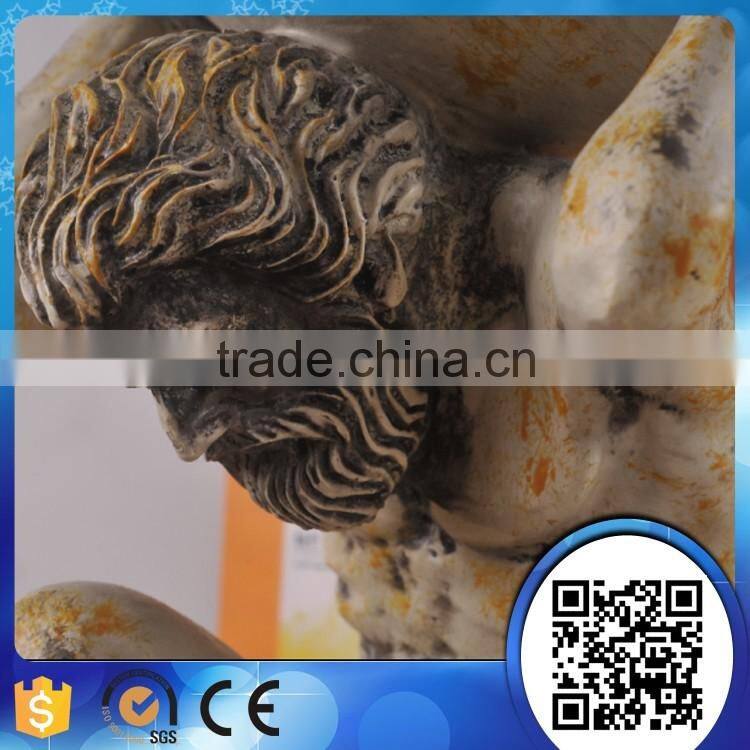 Wholesale resin craft archimedes character sculpture home decoration bookends