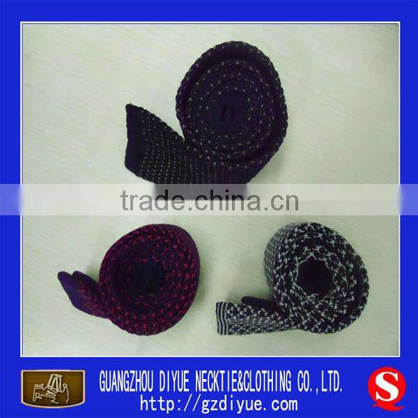 silk knitting tie