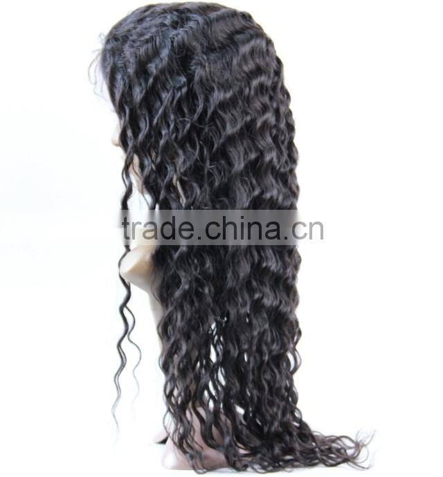 Fashion Human Hair Full Lace Wig Brazilian Hair Virgin Remy Brazilian Hair Hair Extension