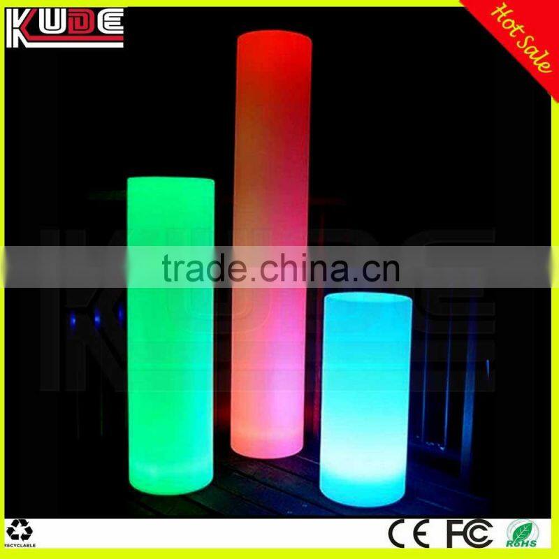 PE recycleable led Standard column floor Lamps for events weddings
